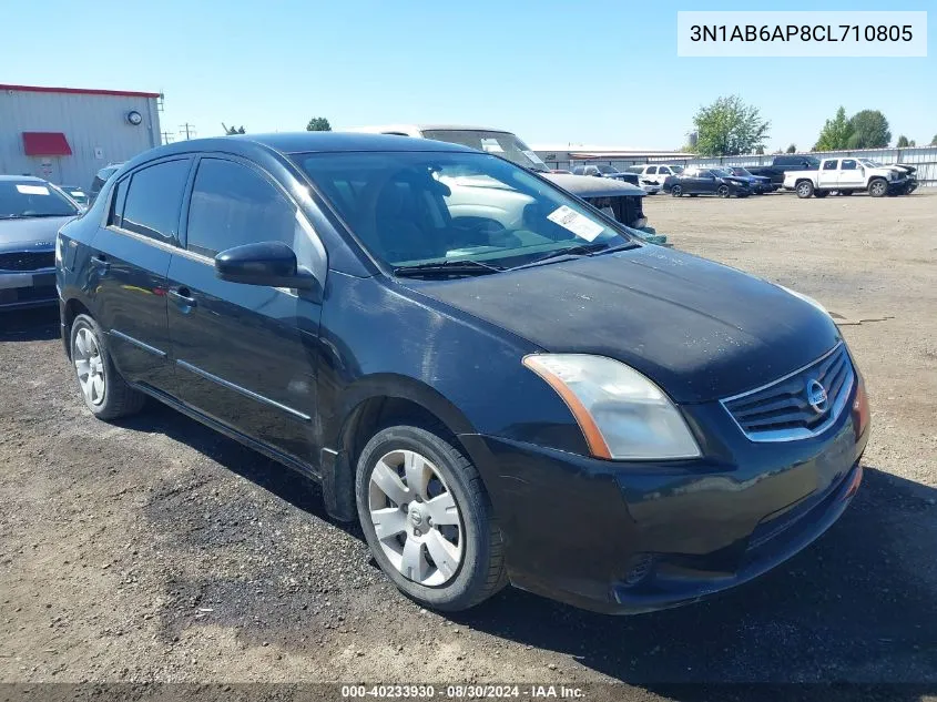 2012 Nissan Sentra 2.0 VIN: 3N1AB6AP8CL710805 Lot: 40233930