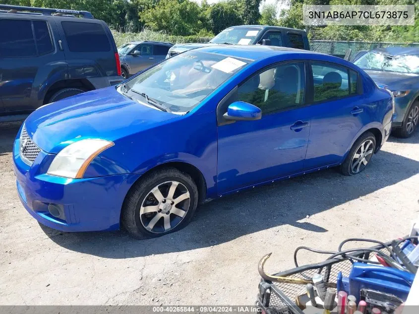 3N1AB6AP7CL673875 2012 Nissan Sentra 2.0 Sr