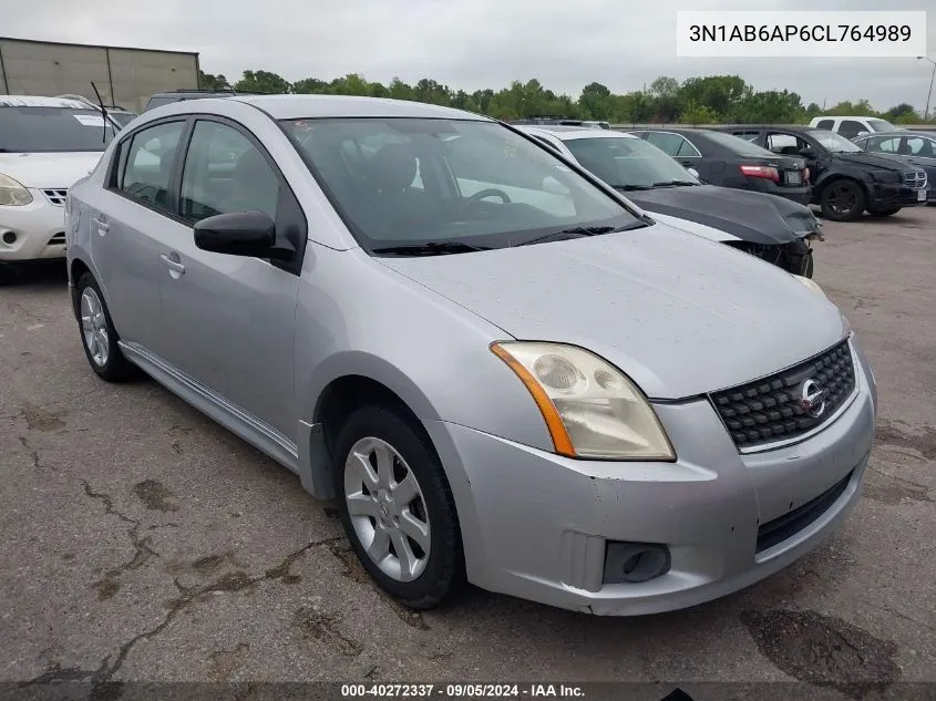 2012 Nissan Sentra 2.0 Sr VIN: 3N1AB6AP6CL764989 Lot: 40272337