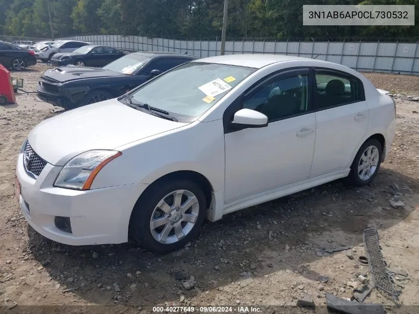 3N1AB6AP0CL730532 2012 Nissan Sentra 2.0 Sr