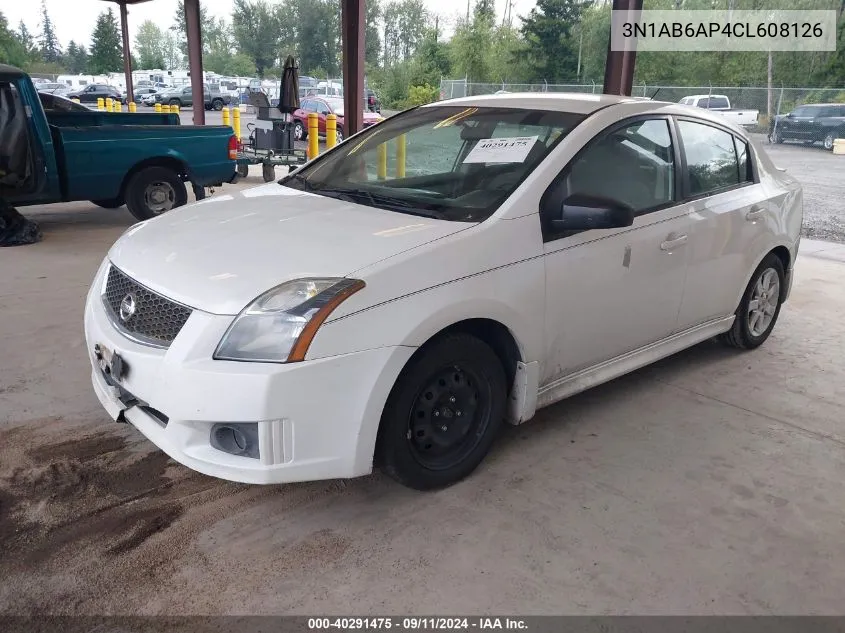 3N1AB6AP4CL608126 2012 Nissan Sentra 2.0/2.0S/Sr/2.0Sl