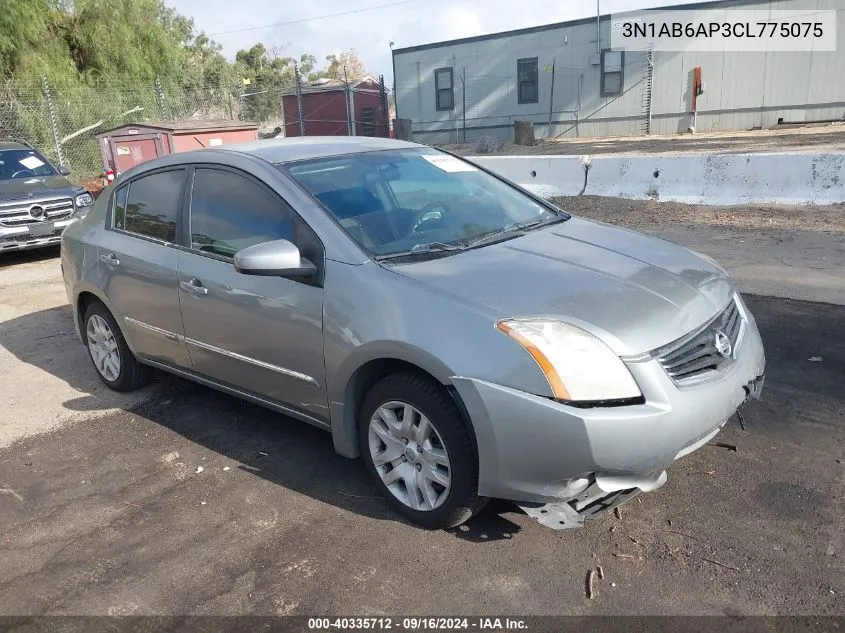 2012 Nissan Sentra 2.0/2.0S/Sr/2.0Sl VIN: 3N1AB6AP3CL775075 Lot: 40335712