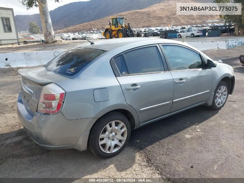 2012 Nissan Sentra 2.0/2.0S/Sr/2.0Sl VIN: 3N1AB6AP3CL775075 Lot: 40335712