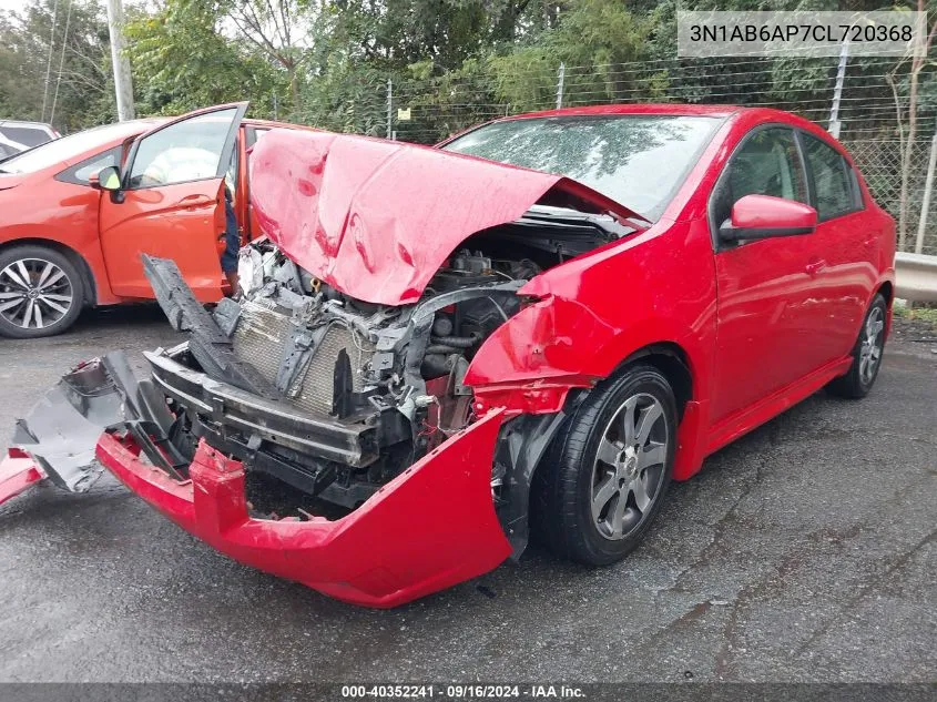 3N1AB6AP7CL720368 2012 Nissan Sentra 2.0 Sr