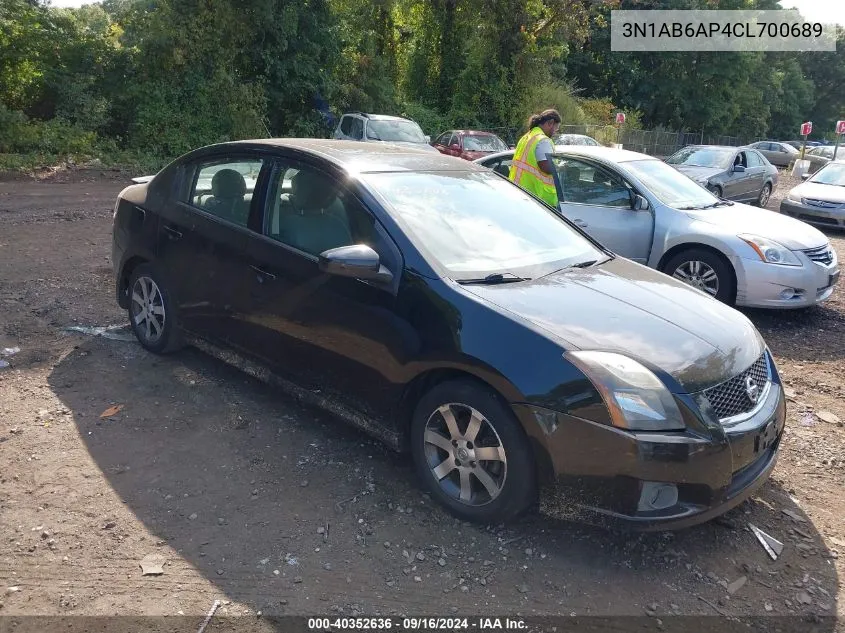 3N1AB6AP4CL700689 2012 Nissan Sentra 2.0 Sr