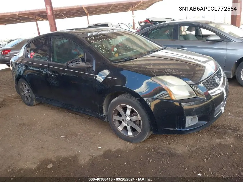 3N1AB6AP0CL772554 2012 Nissan Sentra 2.0 Sr