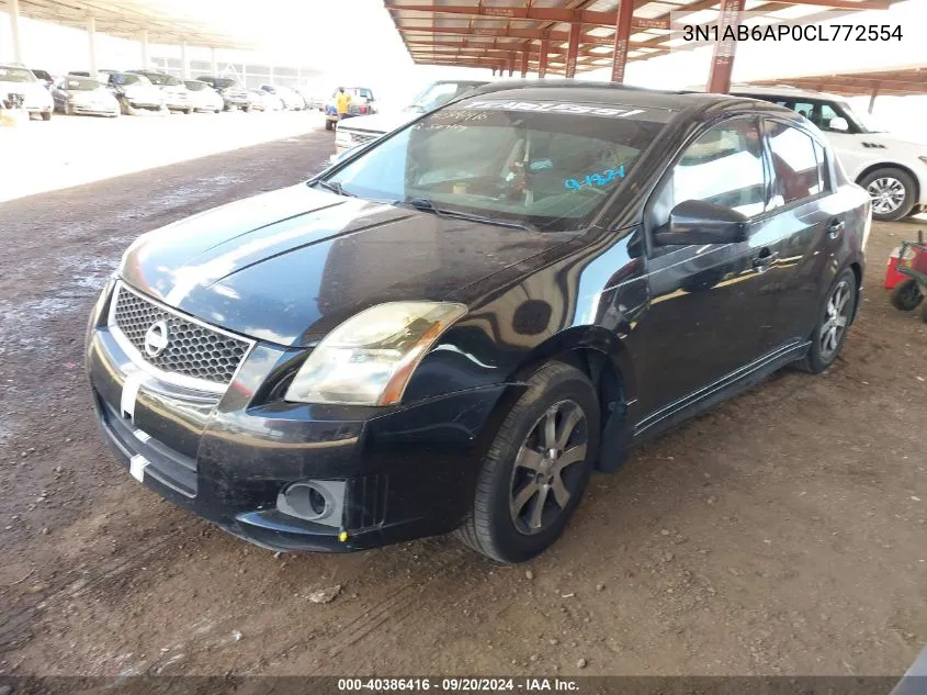 3N1AB6AP0CL772554 2012 Nissan Sentra 2.0 Sr