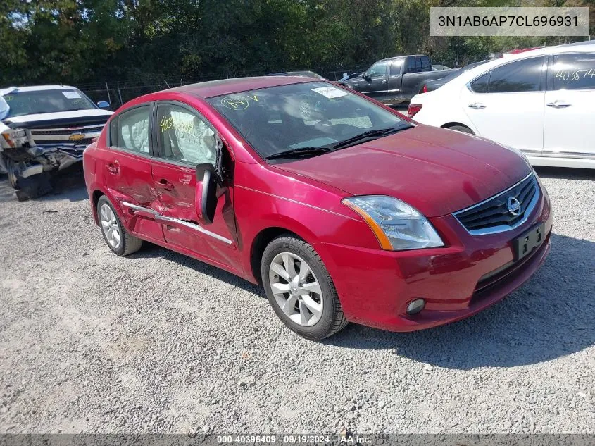 3N1AB6AP7CL696931 2012 Nissan Sentra 2.0 Sl