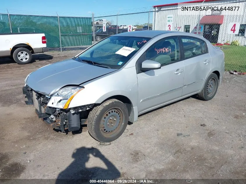 2012 Nissan Sentra 2.0 S VIN: 3N1AB6AP9CL644877 Lot: 40446964