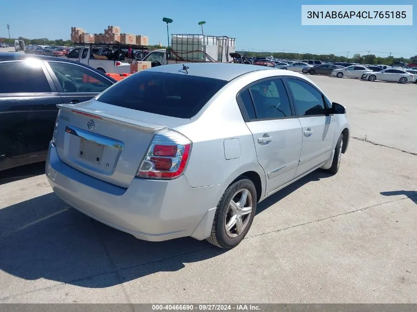 2012 Nissan Sentra 2.0 S VIN: 3N1AB6AP4CL765185 Lot: 40466690