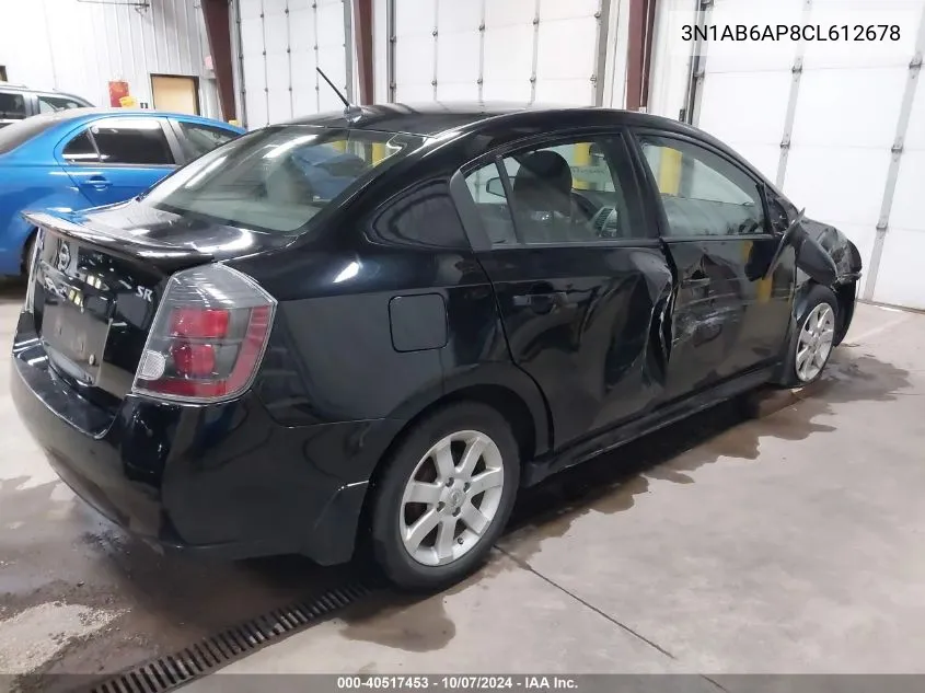 2012 Nissan Sentra 2.0 Sr VIN: 3N1AB6AP8CL612678 Lot: 40517453