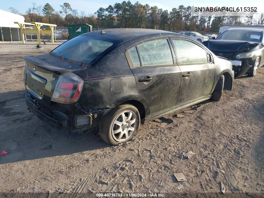 2012 Nissan Sentra 2.0 Sr VIN: 3N1AB6AP4CL615352 Lot: 40716783