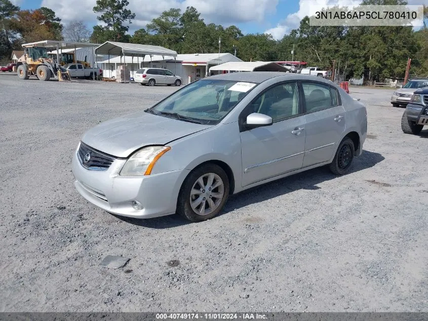 2012 Nissan Sentra 2.0 S VIN: 3N1AB6AP5CL780410 Lot: 40749174