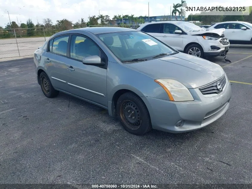 2012 Nissan Sentra 2.0 S VIN: 3N1AB6AP1CL632125 Lot: 40758060