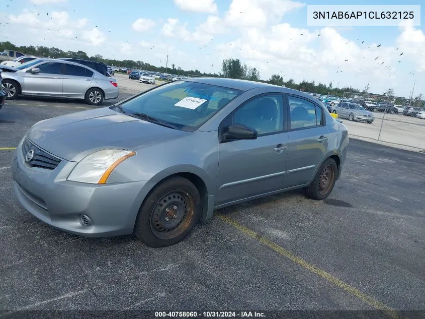 2012 Nissan Sentra 2.0 S VIN: 3N1AB6AP1CL632125 Lot: 40758060