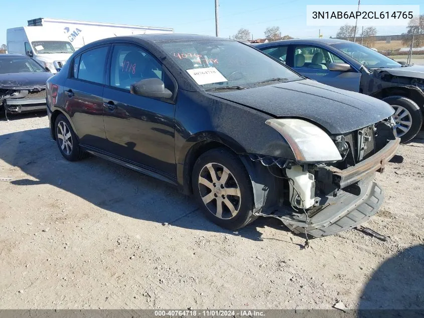 2012 Nissan Sentra 2.0 Sr VIN: 3N1AB6AP2CL614765 Lot: 40764718