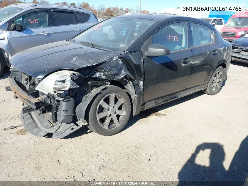 2012 Nissan Sentra 2.0 Sr VIN: 3N1AB6AP2CL614765 Lot: 40764718