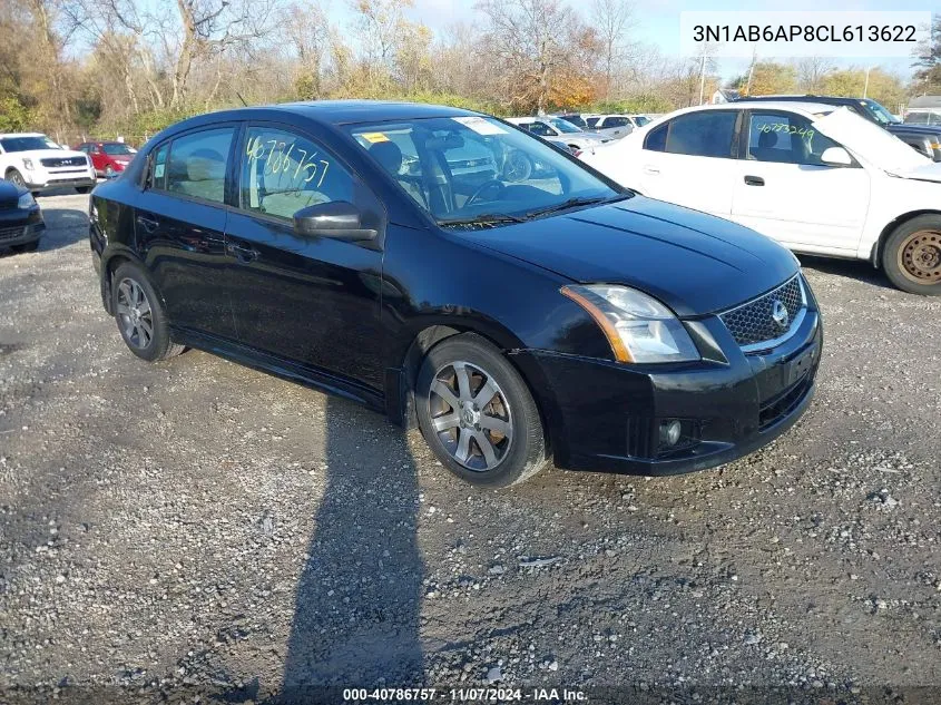 2012 Nissan Sentra 2.0 Sr VIN: 3N1AB6AP8CL613622 Lot: 40786757