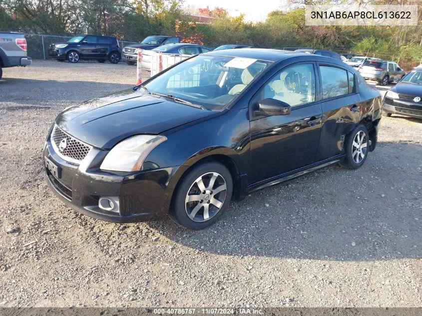 2012 Nissan Sentra 2.0 Sr VIN: 3N1AB6AP8CL613622 Lot: 40786757