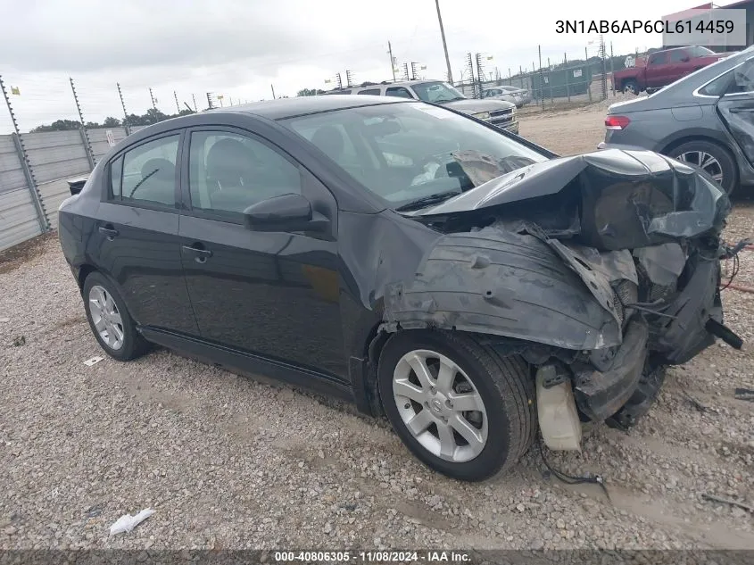 2012 Nissan Sentra 2.0 Sr VIN: 3N1AB6AP6CL614459 Lot: 40806305