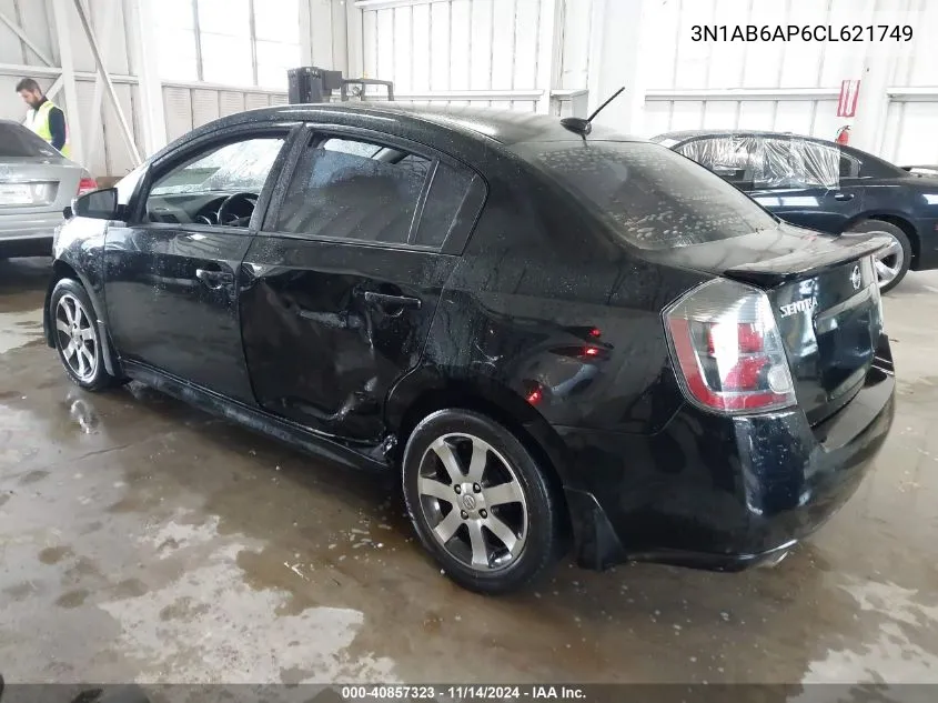 3N1AB6AP6CL621749 2012 Nissan Sentra 2.0 Sr