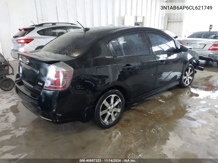 3N1AB6AP6CL621749 2012 Nissan Sentra 2.0 Sr