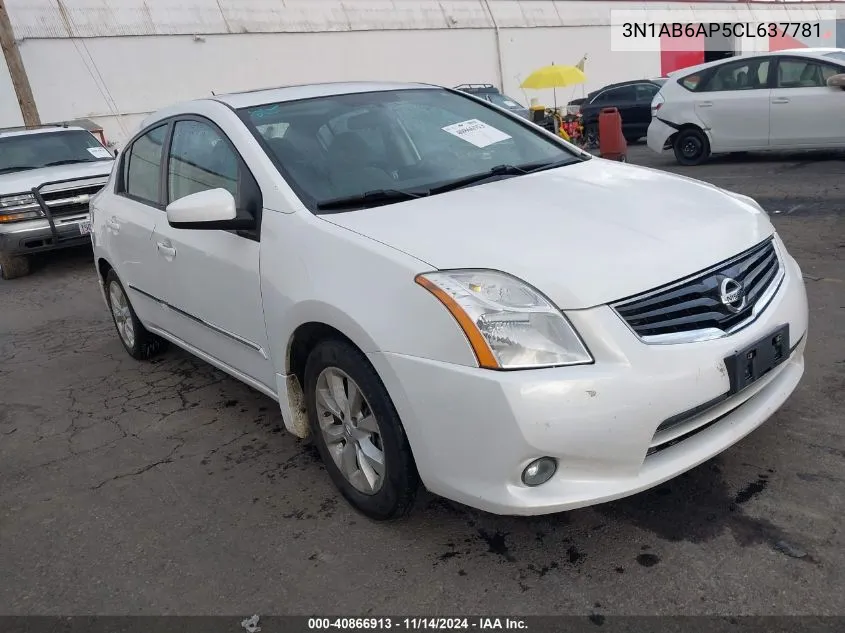 3N1AB6AP5CL637781 2012 Nissan Sentra 2.0 Sl