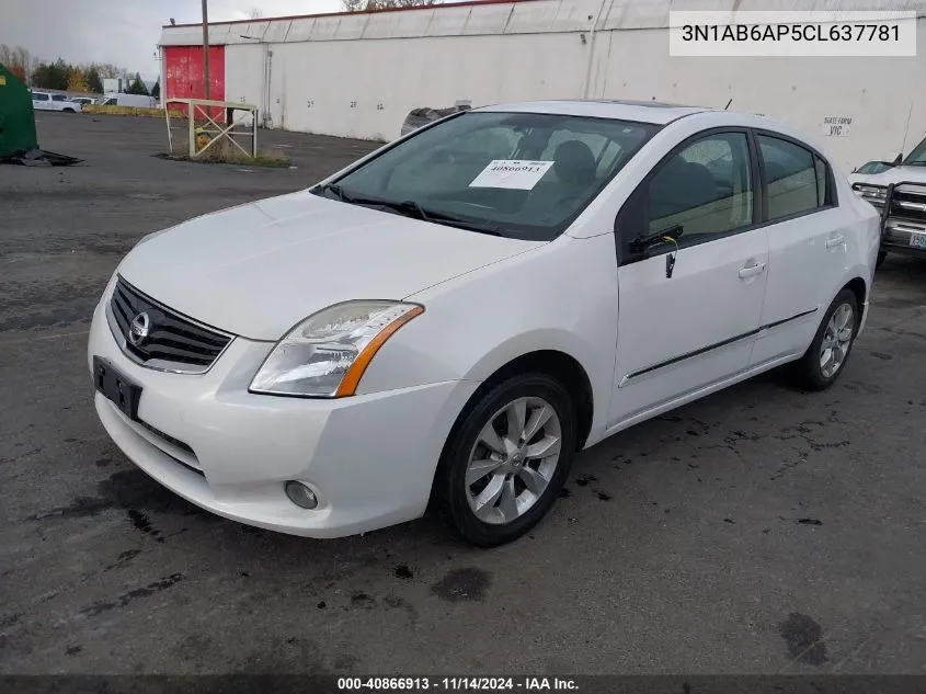 3N1AB6AP5CL637781 2012 Nissan Sentra 2.0 Sl