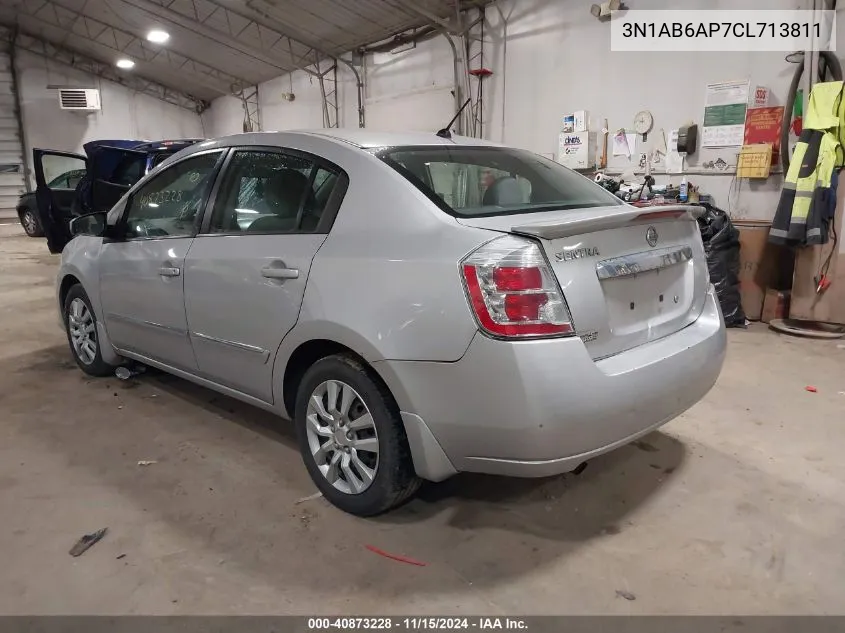 3N1AB6AP7CL713811 2012 Nissan Sentra 2.0 S