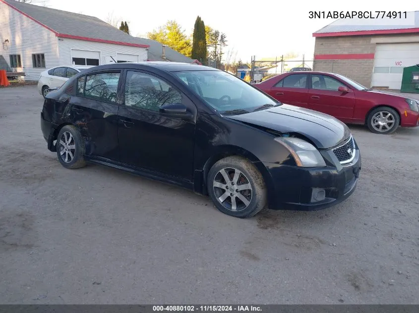 2012 Nissan Sentra 2.0 Sr VIN: 3N1AB6AP8CL774911 Lot: 40880102