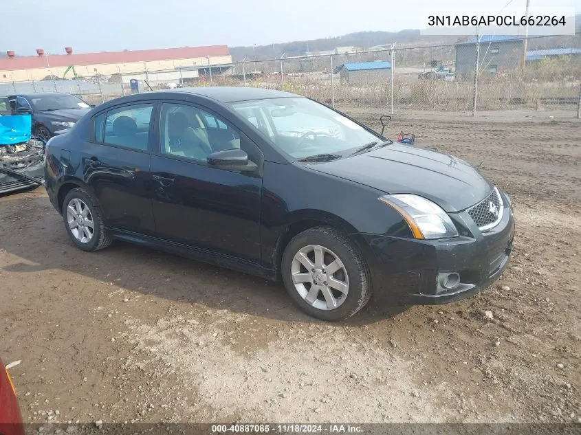 2012 Nissan Sentra 2.0 Sr VIN: 3N1AB6AP0CL662264 Lot: 40887085