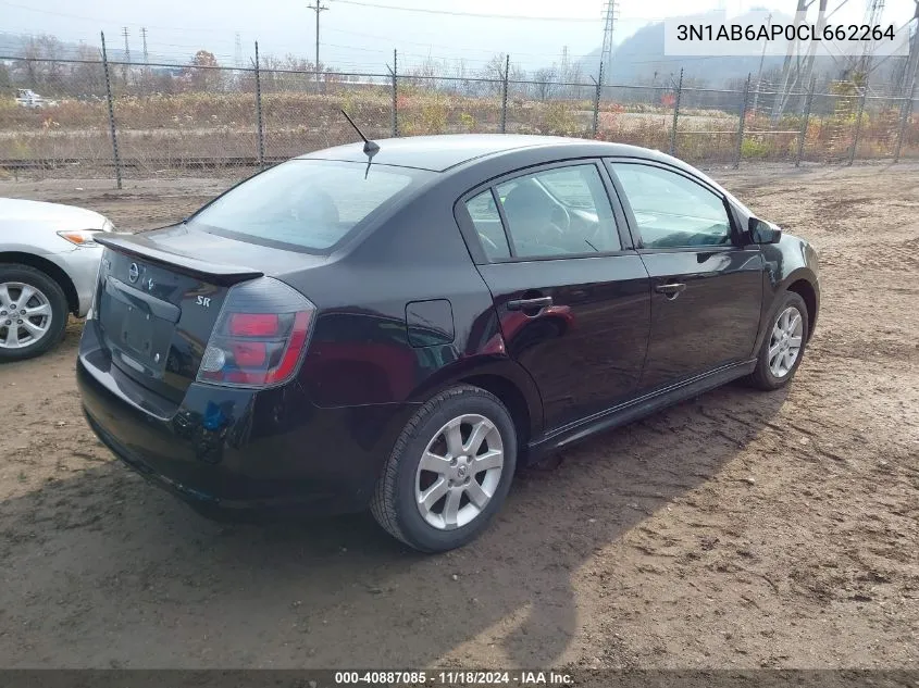 2012 Nissan Sentra 2.0 Sr VIN: 3N1AB6AP0CL662264 Lot: 40887085