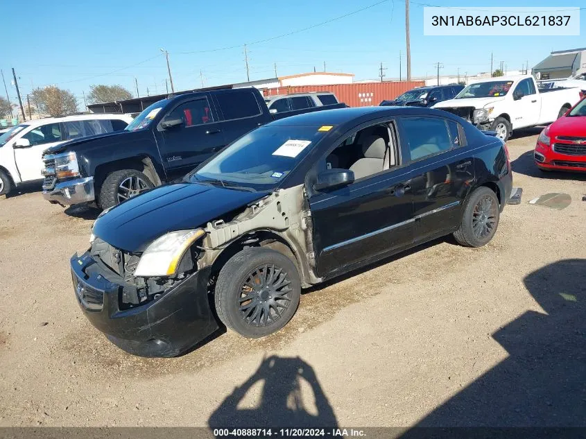 2012 Nissan Sentra 2.0 S VIN: 3N1AB6AP3CL621837 Lot: 40888714