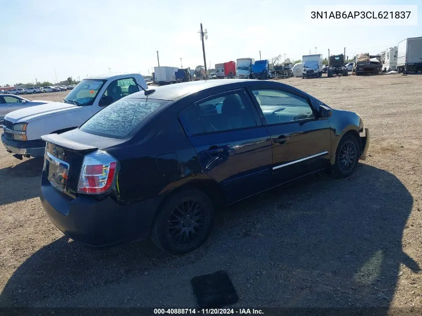 2012 Nissan Sentra 2.0 S VIN: 3N1AB6AP3CL621837 Lot: 40888714