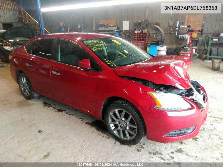 2013 Nissan Sentra VIN: 3N1AB7AP6DL768368 Lot: 12017548