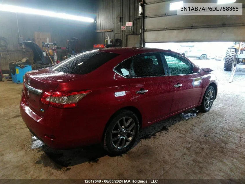 2013 Nissan Sentra VIN: 3N1AB7AP6DL768368 Lot: 12017548