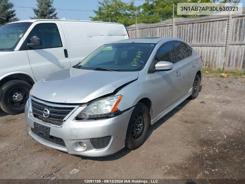 2013 Nissan Sentra VIN: 3N1AB7AP3DL630321 Lot: 12091109