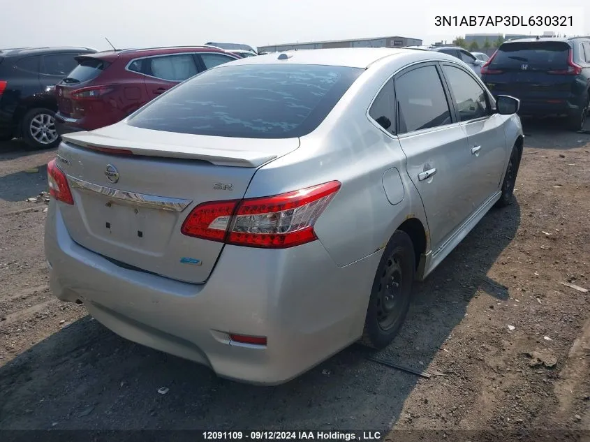 2013 Nissan Sentra VIN: 3N1AB7AP3DL630321 Lot: 12091109