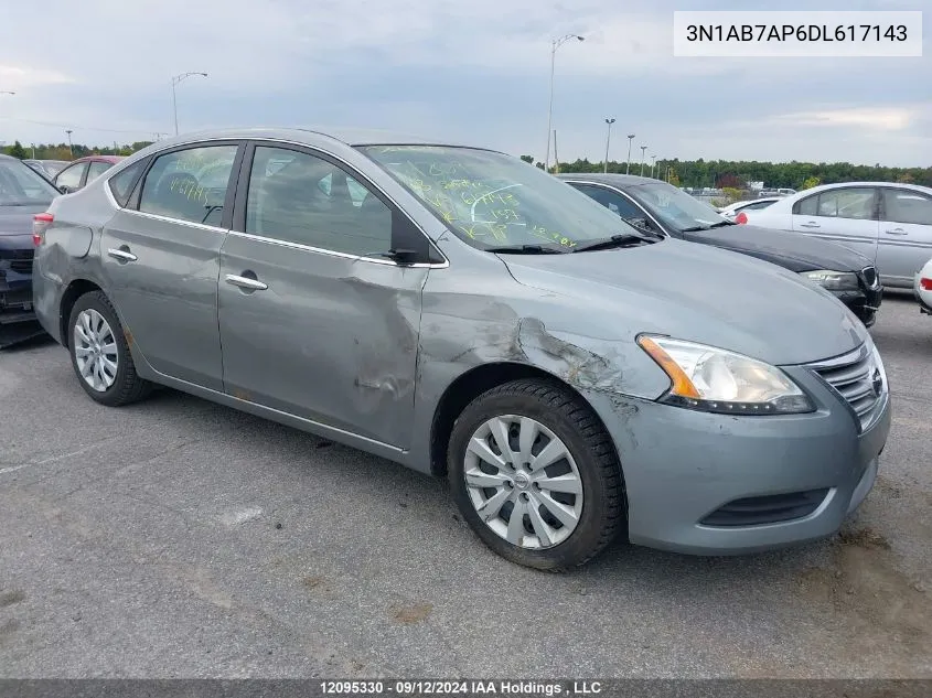 3N1AB7AP6DL617143 2013 Nissan Sentra