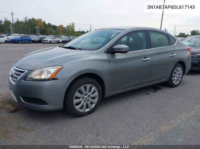 3N1AB7AP6DL617143 2013 Nissan Sentra