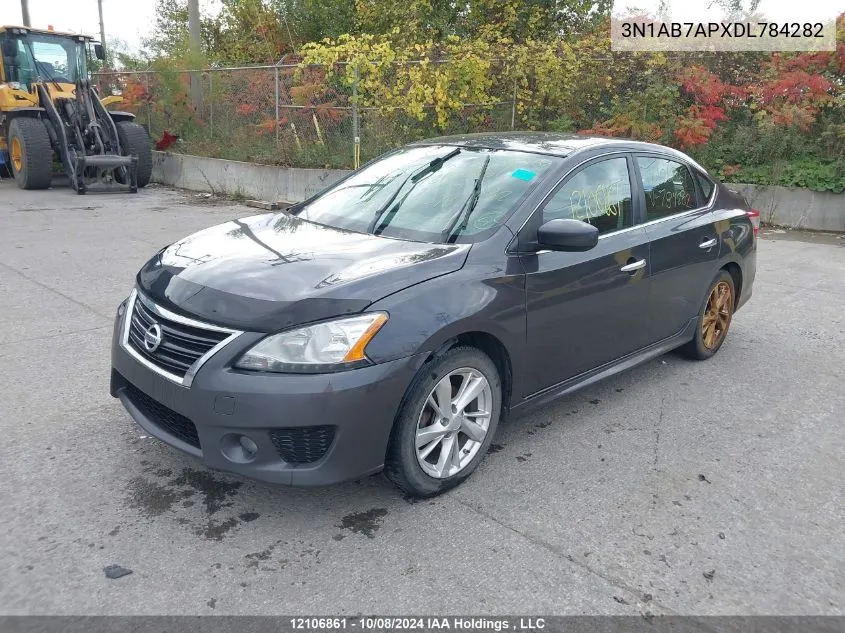 2013 Nissan Sentra VIN: 3N1AB7APXDL784282 Lot: 12106861