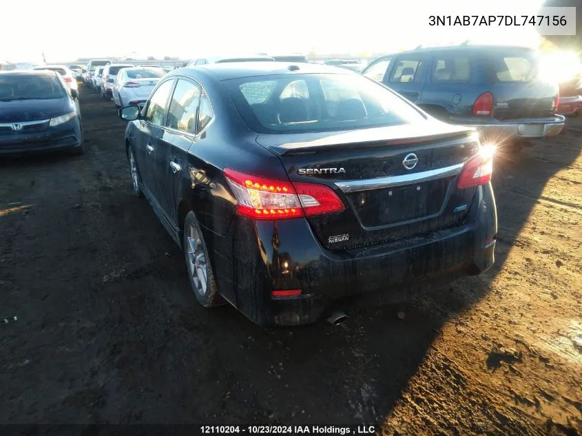 3N1AB7AP7DL747156 2013 Nissan Sentra