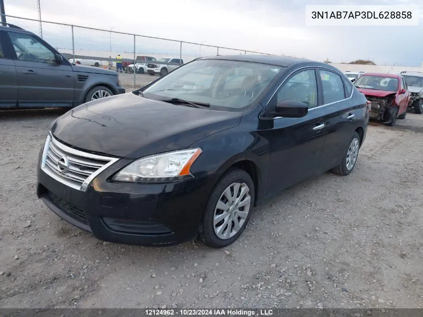 2013 Nissan Sentra VIN: 3N1AB7AP3DL628858 Lot: 12124962