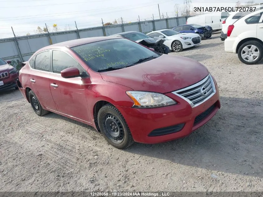 2013 Nissan Sentra VIN: 3N1AB7AP6DL720787 Lot: 12128050