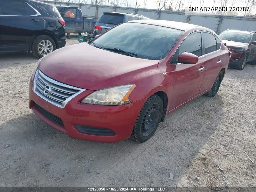 2013 Nissan Sentra VIN: 3N1AB7AP6DL720787 Lot: 12128050