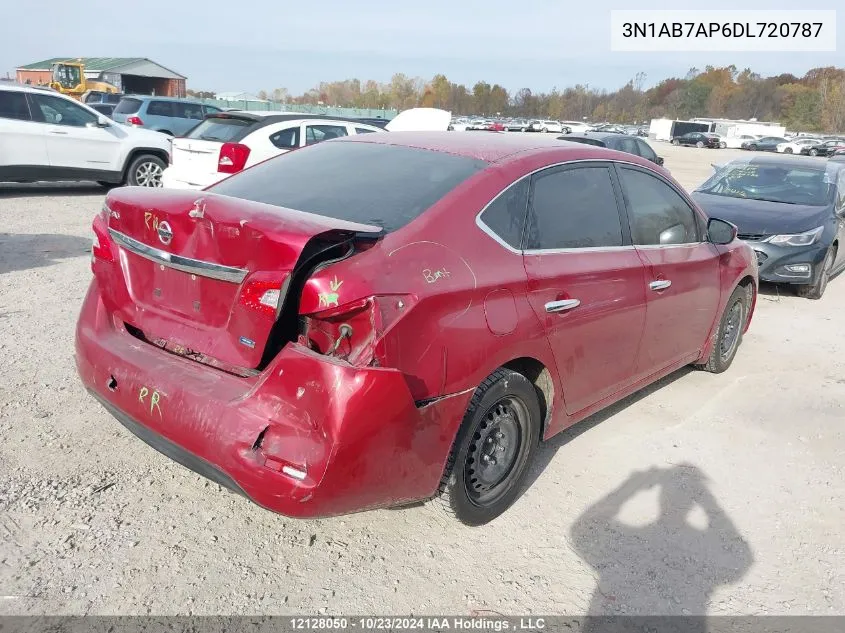 2013 Nissan Sentra VIN: 3N1AB7AP6DL720787 Lot: 12128050