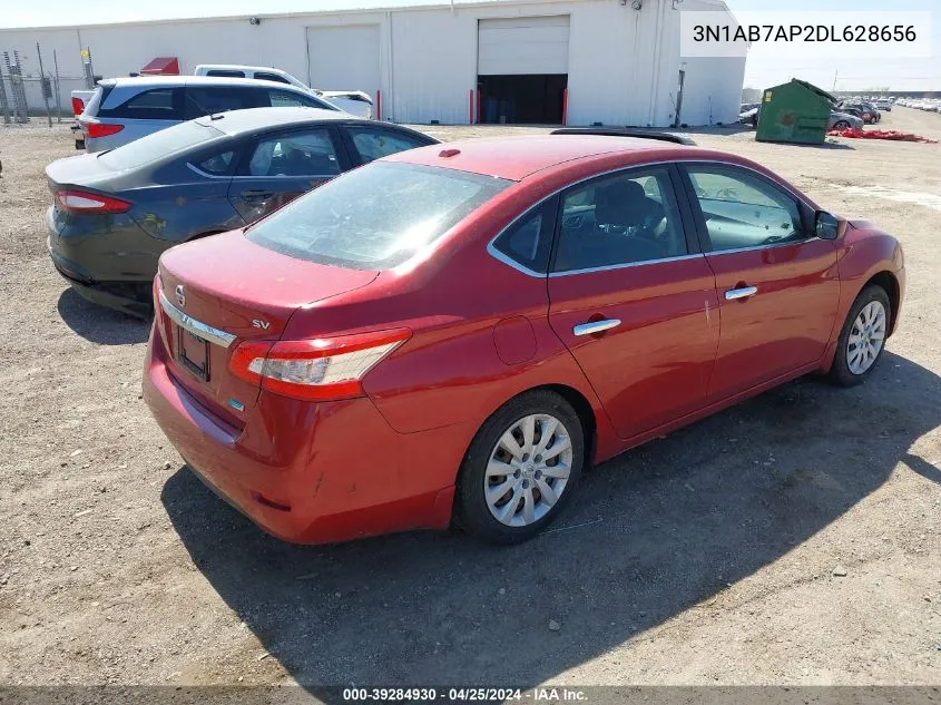 3N1AB7AP2DL628656 2013 Nissan Sentra Sv