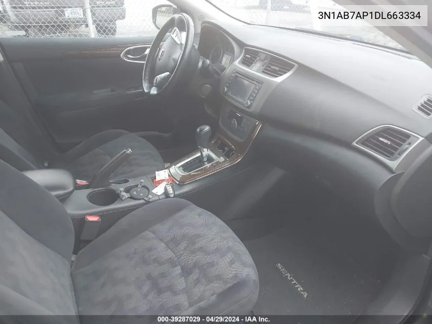 3N1AB7AP1DL663334 2013 Nissan Sentra Sl