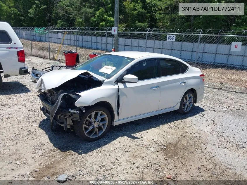 3N1AB7AP1DL772411 2013 Nissan Sentra Sr