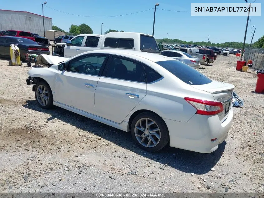 2013 Nissan Sentra Sr VIN: 3N1AB7AP1DL772411 Lot: 39440638